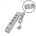 Πολύμπριζο 4 Θέσεων με Διακόπτη 2 θύρες USB 2 θύρες TYPE-C με καλώδιο 2μ. OG2204