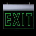 Διάφανη Φωτιζόμενη Πινακίδα με Σήμανση EXIT Διπλής Όψης 220V 37x20cm 17959011