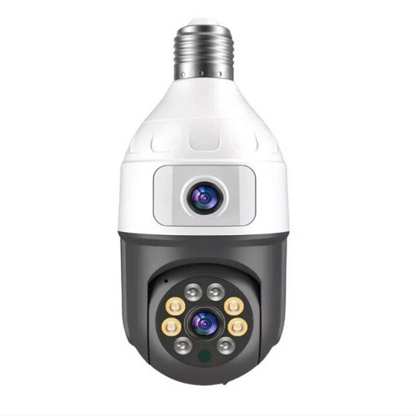 Wifi Camera Ασφαλείας για Ντουι Ε27, 8 MP 1080 p, Αδιάβροχη, Αμφίδρομη Επικοινωνία, ‘Εγχρωμη με Νυχτερινή λήψη και Αισθητήρα κίνησης JTZ-9696PROW Μαύρη κεφαλή