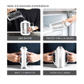 Φορητή πτυσσόμενη παγοθήκη Ice Ball Maker 2 σε 1 156-1400ml CC-15476-12 λευκό