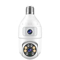 Wifi Camera Ασφαλείας για Ντουι Ε27, 8 MP 1080 p, Αδιάβροχη, Αμφίδρομη Επικοινωνία, ‘Εγχρωμη με Νυχτερινή λήψη και Αισθητήρα κίνησης JTZ-9696PROW Λευκή κεφαλή