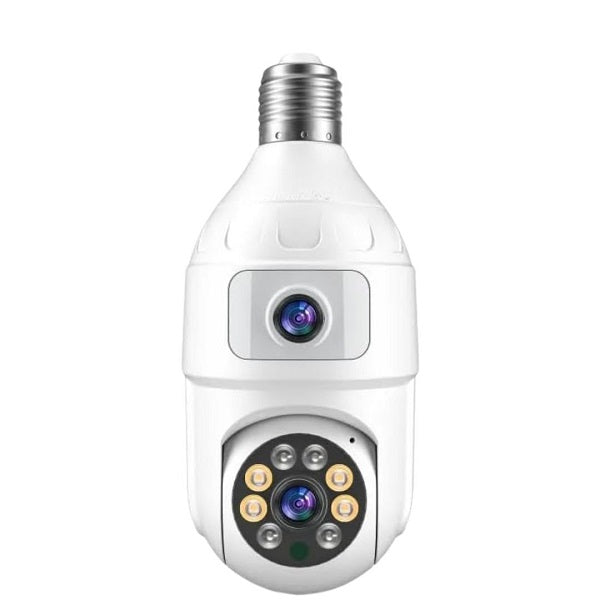 Wifi Camera Ασφαλείας για Ντουι Ε27, 8 MP 1080 p, Αδιάβροχη, Αμφίδρομη Επικοινωνία, ‘Εγχρωμη με Νυχτερινή λήψη και Αισθητήρα κίνησης JTZ-9696PROW Λευκή κεφαλή